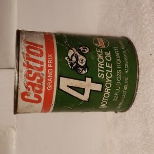 Vintage Castrol Motorcycle Oil Can